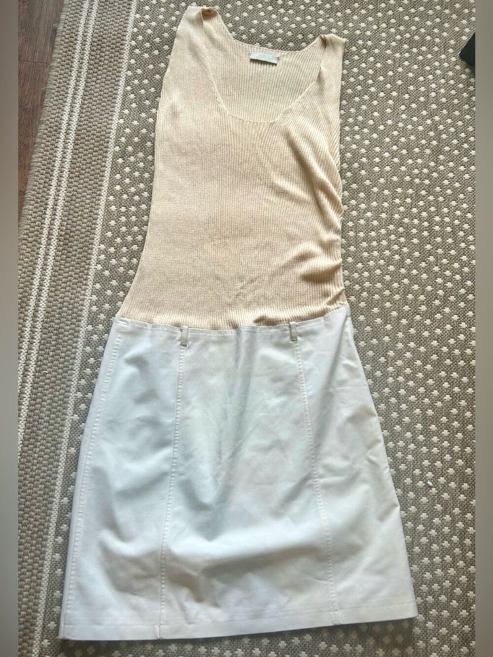 Vintage PRADA Archive Ruched Side Zip Knit Utility Dress IT 46 - Picture 2 of 15